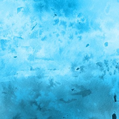 sulu boya boyama doku ile mavi arka plan