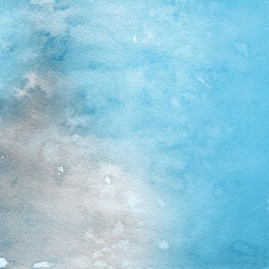 sulu boya boyama doku ile mavi arka plan