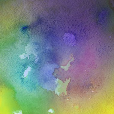 sulu boya boyama doku ile çok renkli arka plan