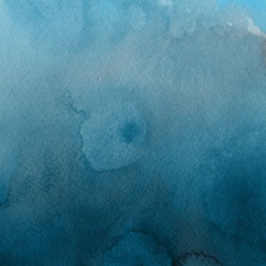 sulu boya boyama doku ile mavi arka plan