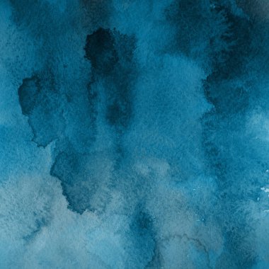 sulu boya boyama doku ile mavi arka plan