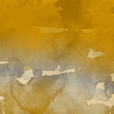 sulu boya boyama doku ile sarı arka plan