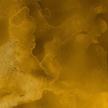 sulu boya boyama doku ile koyu sarı arka plan