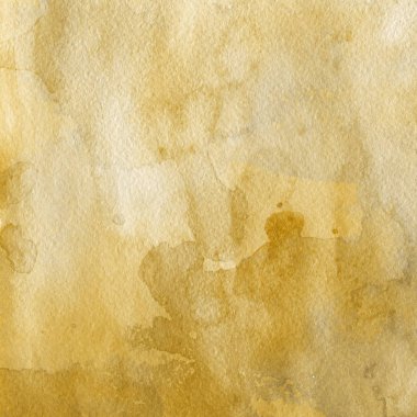 sulu boya boyama doku ile koyu sarı arka plan