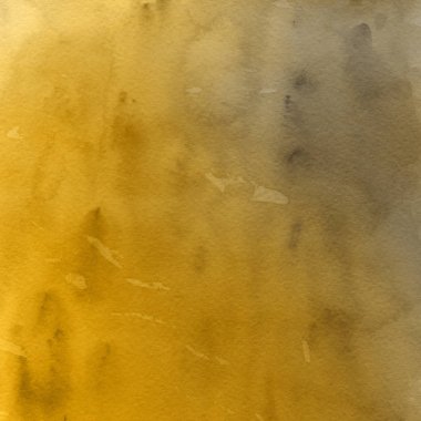 sulu boya boyama doku ile koyu sarı arka plan