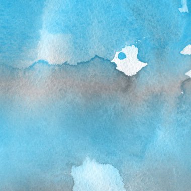 sulu boya boyama doku ile mavi arka plan