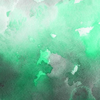 suluboya desenli yeşil soyut arkaplan