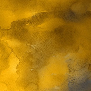 sulu boya boyama doku ile sarı arka plan