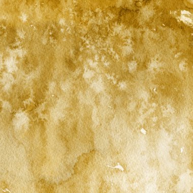 sulu boya boyama doku ile koyu sarı arka plan