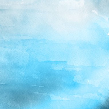 sulu boya boyama doku ile mavi arka plan