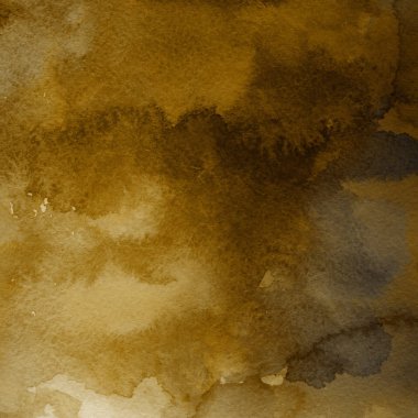 sulu boya boyama doku ile koyu sarı arka plan