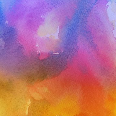 sulu boya boyama doku ile çok renkli arka plan