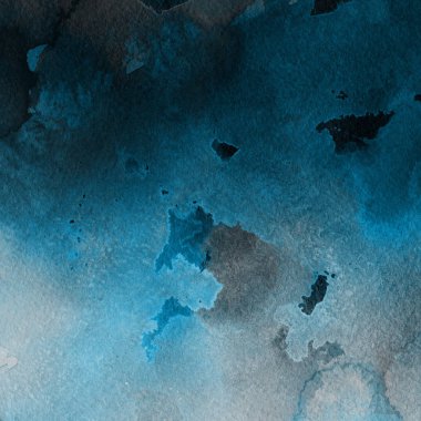 sulu boya boyama doku ile mavi arka plan