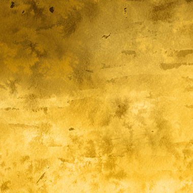 sulu boya boyama doku ile koyu sarı arka plan