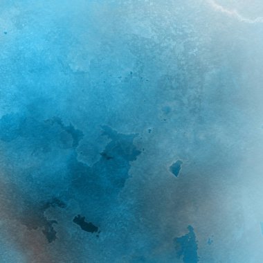 sulu boya boyama doku ile mavi arka plan