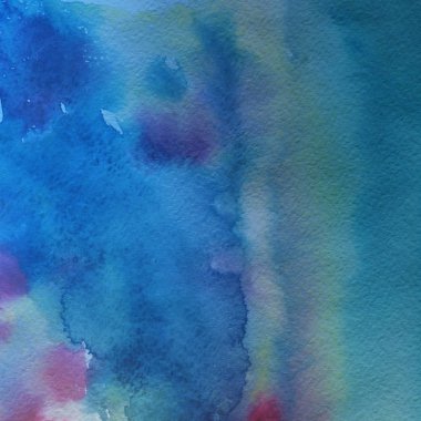 sulu boya boyama doku ile çok renkli arka plan