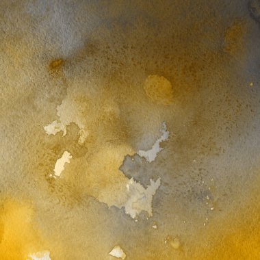 sulu boya boyama doku ile sarı arka plan