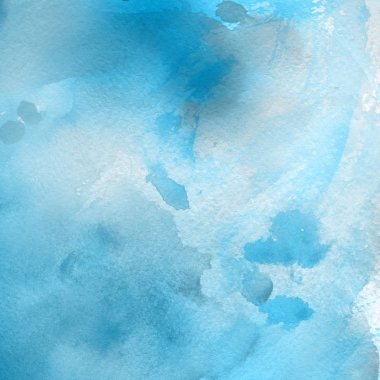 sulu boya boyama doku ile mavi arka plan