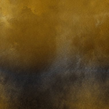 sulu boya boyama doku ile koyu sarı arka plan