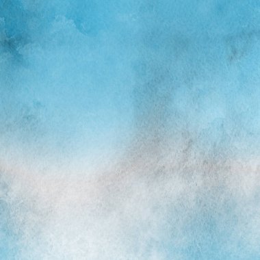 sulu boya boyama doku ile mavi arka plan