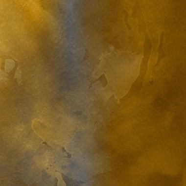 sulu boya boyama doku ile koyu sarı arka plan