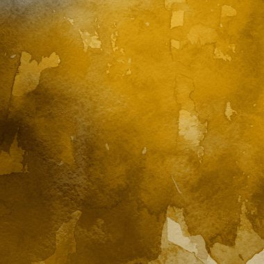 sulu boya boyama doku ile sarı arka plan