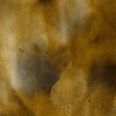 sulu boya boyama doku ile koyu sarı arka plan