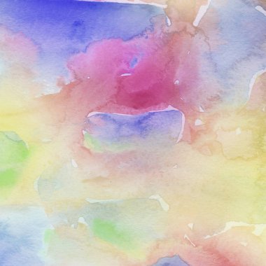 sulu boya boyama doku ile çok renkli arka plan