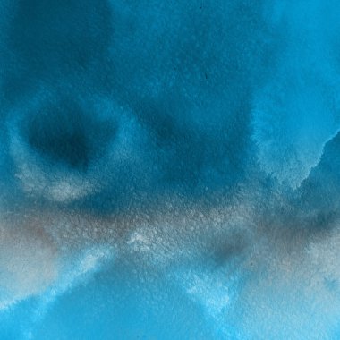 sulu boya boyama doku ile mavi arka plan