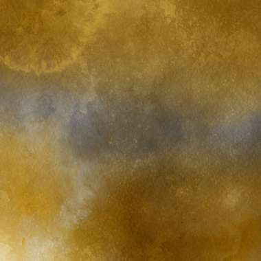 sulu boya boyama doku ile koyu sarı arka plan