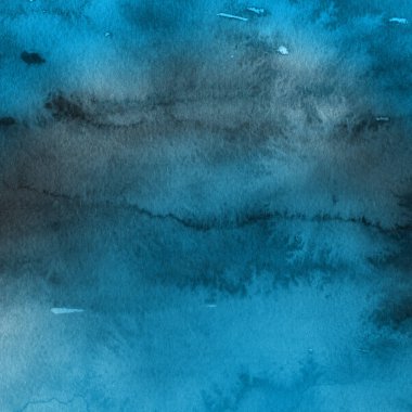 sulu boya boyama doku ile mavi arka plan