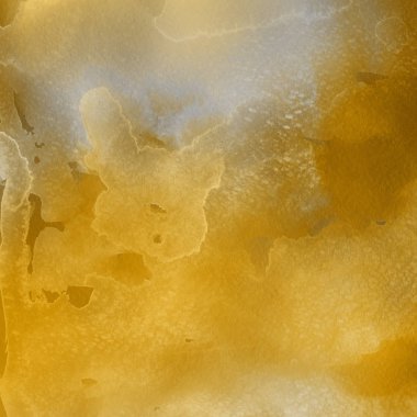 sulu boya boyama doku ile koyu sarı arka plan