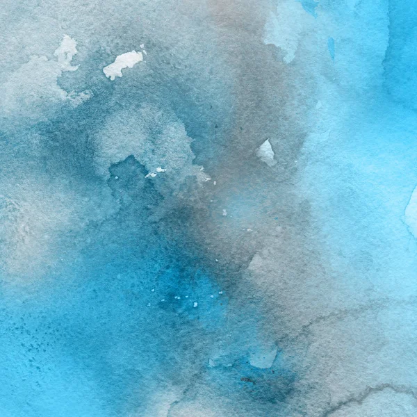 sulu boya boyama doku ile mavi arka plan