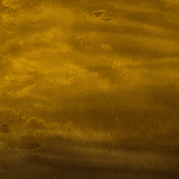 sulu boya boyama doku ile koyu sarı arka plan