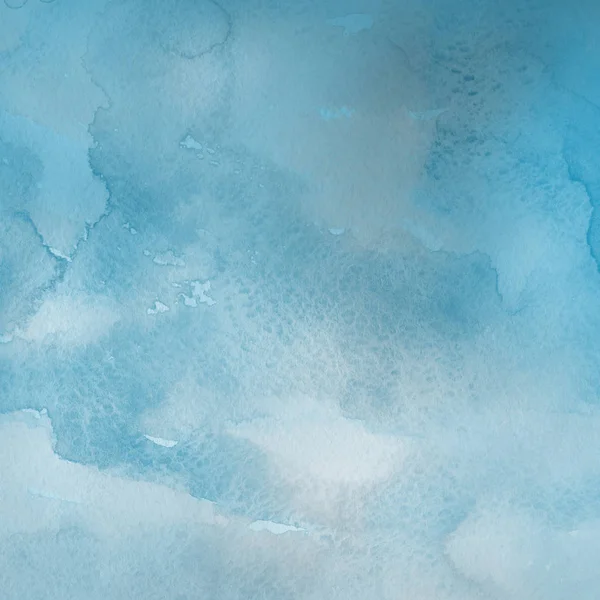 sulu boya boyama doku ile mavi arka plan