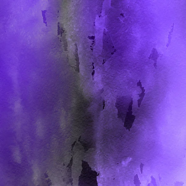 バイオレットの水彩絵の具の質感 抽象的な背景 — ストック写真