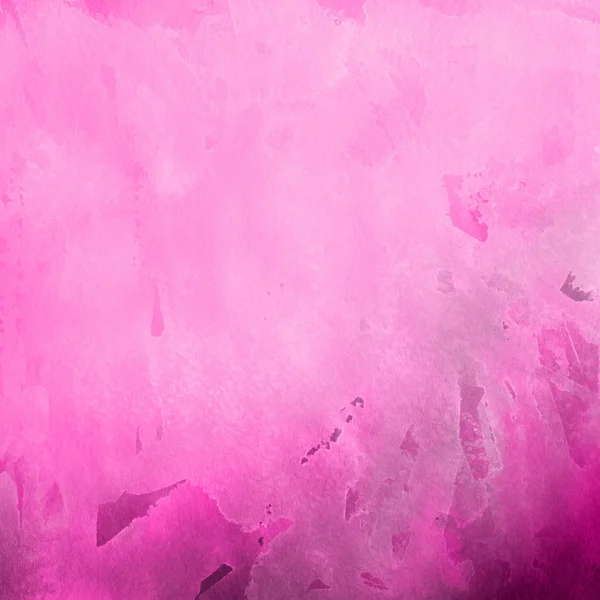 Roze Aquarel Verf Textuur Abstracte Achtergrond — Stockfoto