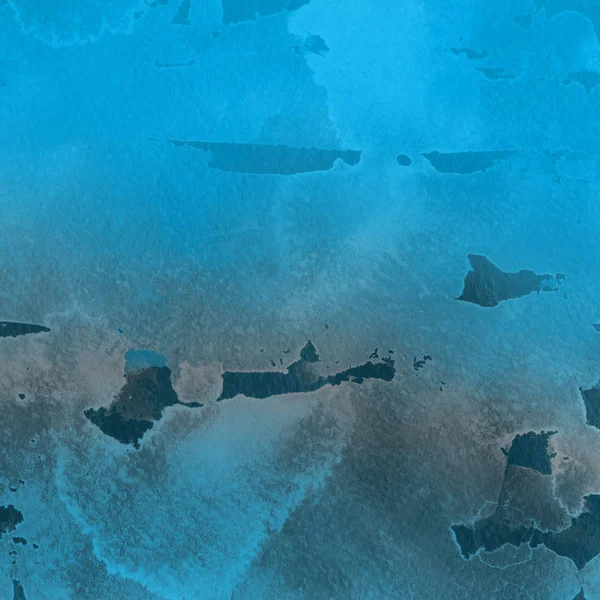 sulu boya boyama doku ile mavi arka plan