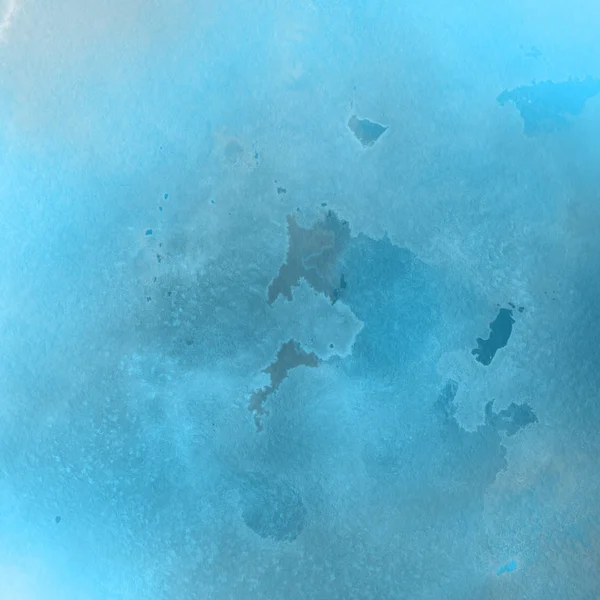 sulu boya boyama doku ile mavi arka plan