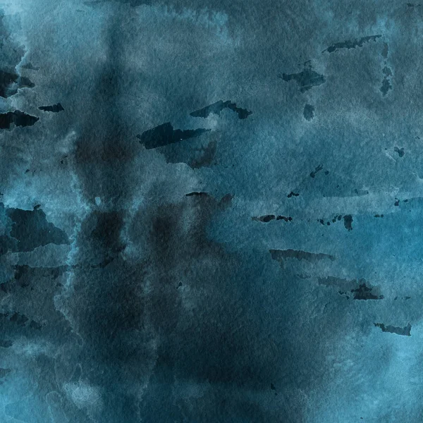 sulu boya boyama doku ile mavi arka plan