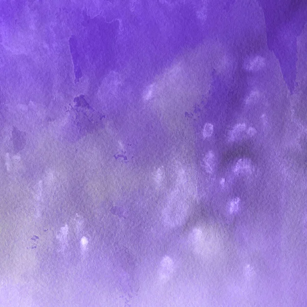 Textura Tinta Aquarela Violeta Fundo Abstrato — Fotografia de Stock