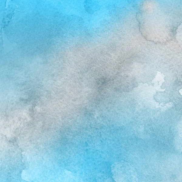 Blue Abstract Background Watercolor Paint Texture — Stock Photo, Image