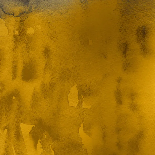 Fondo Abstracto Amarillo Con Textura Pintura Acuarela — Foto de Stock