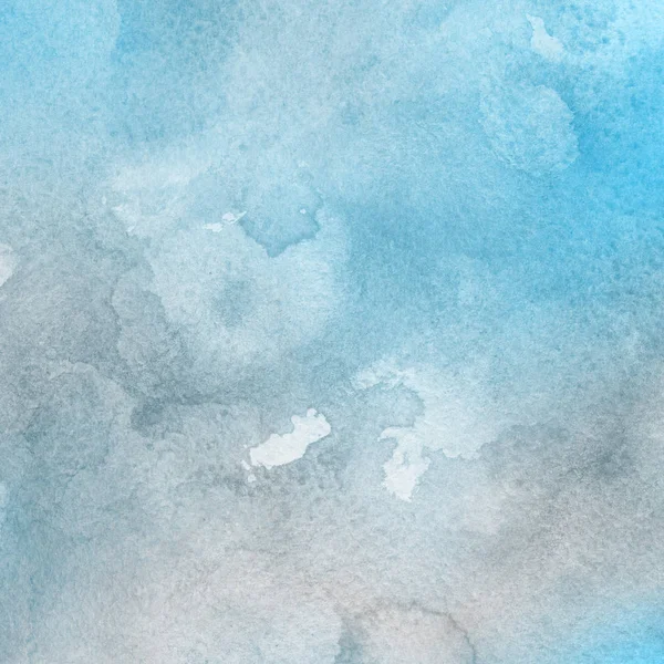 sulu boya boyama doku ile mavi arka plan