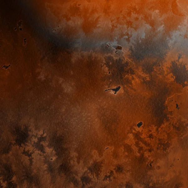 siyah ve turuncu suluboya boya doku, arka plan