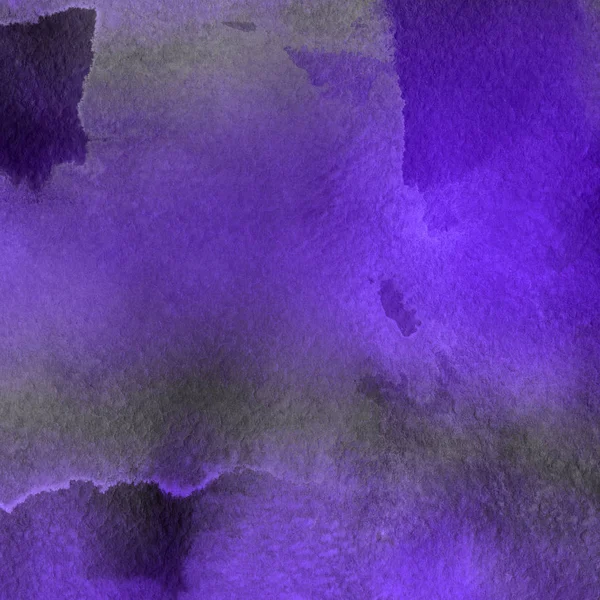 Violet Aquarel Verf Textuur Abstracte Achtergrond — Stockfoto
