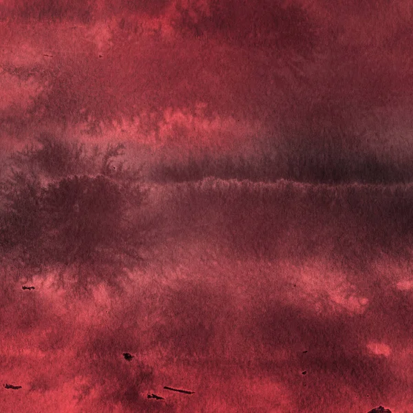 Acuarela Roja Pintura Textura Fondo Abstracto — Foto de Stock