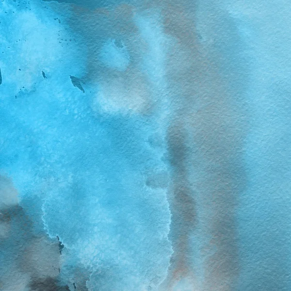 Absztrakt Kék Háttér Textúra Akvarell Festék — Stock Fotó