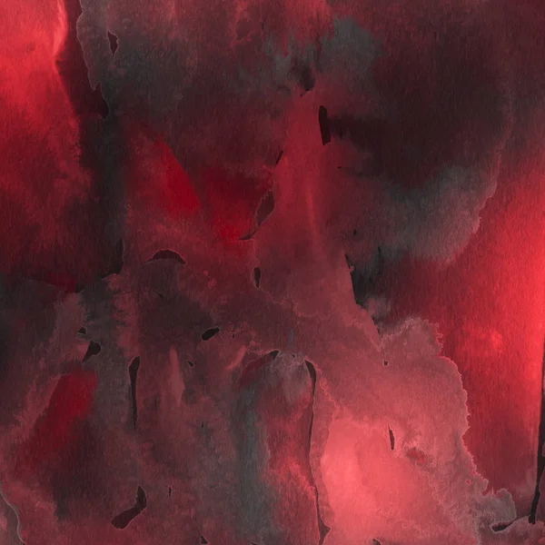 Kırmızı Sulu Boya Boya Doku Arka Plan — Stok fotoğraf