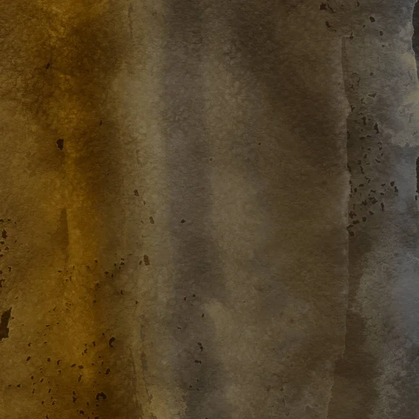 Fondo Abstracto Amarillo Oscuro Con Textura Pintura Acuarela — Foto de Stock
